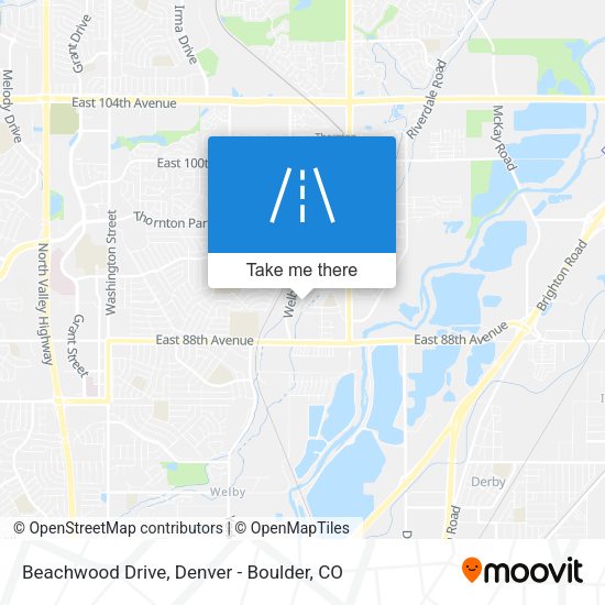Mapa de Beachwood Drive