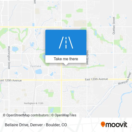 Bellaire Drive map