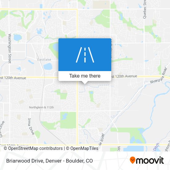 Mapa de Briarwood Drive