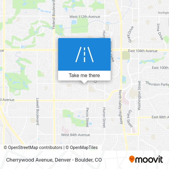 Cherrywood Avenue map