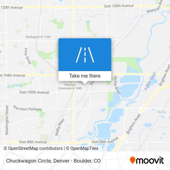Mapa de Chuckwagon Circle