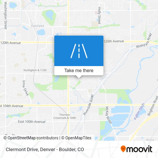 Clermont Drive map