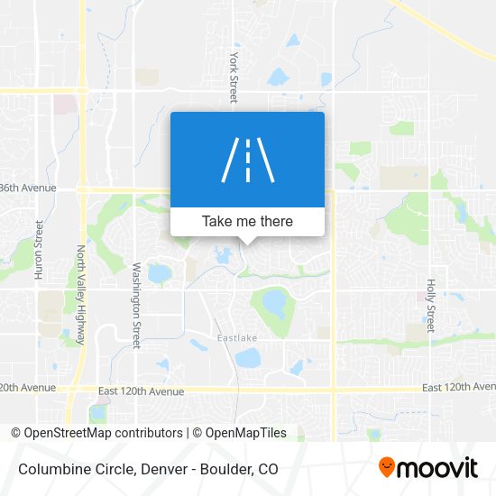 Columbine Circle map