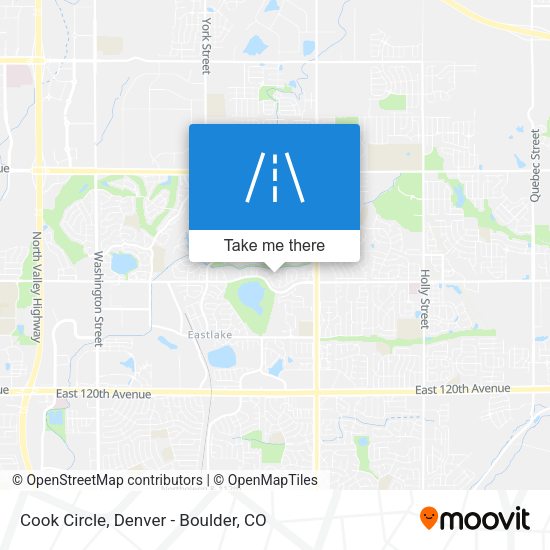 Mapa de Cook Circle