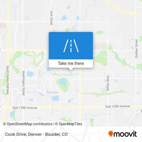 Cook Drive map