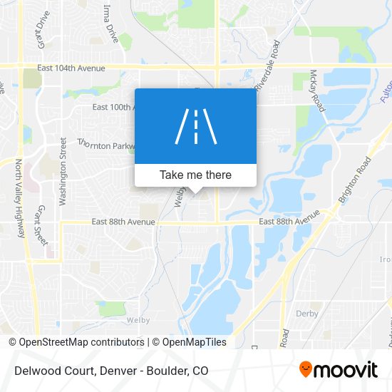 Delwood Court map