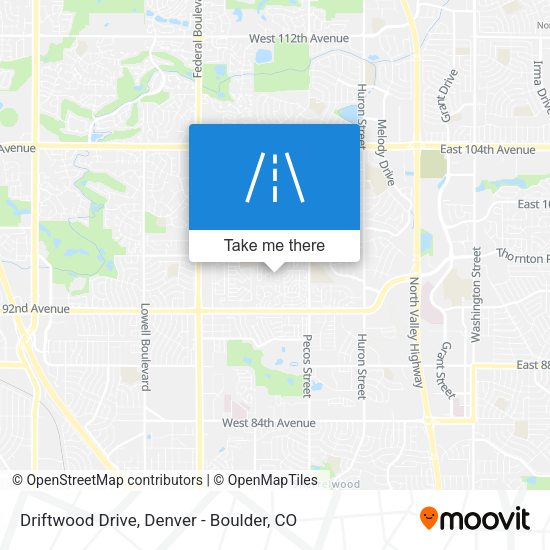 Mapa de Driftwood Drive