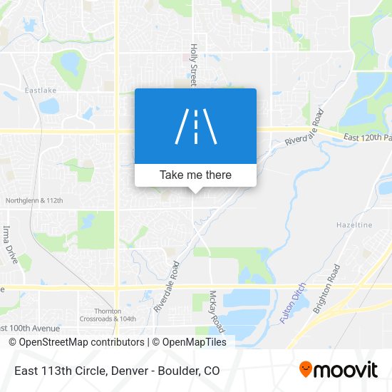 East 113th Circle map