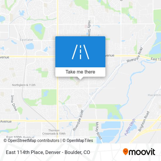 Mapa de East 114th Place