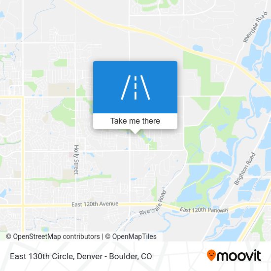 East 130th Circle map