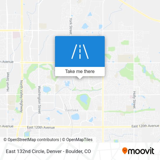 Mapa de East 132nd Circle
