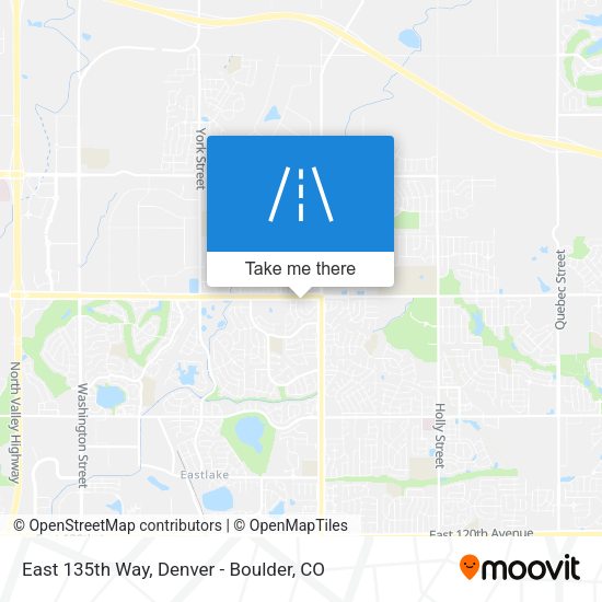 Mapa de East 135th Way