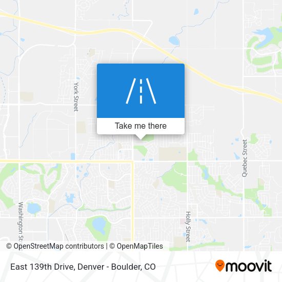 East 139th Drive map