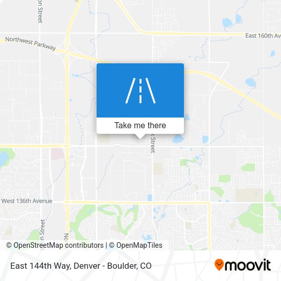 East 144th Way map