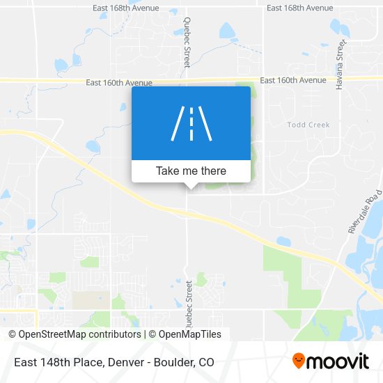 Mapa de East 148th Place
