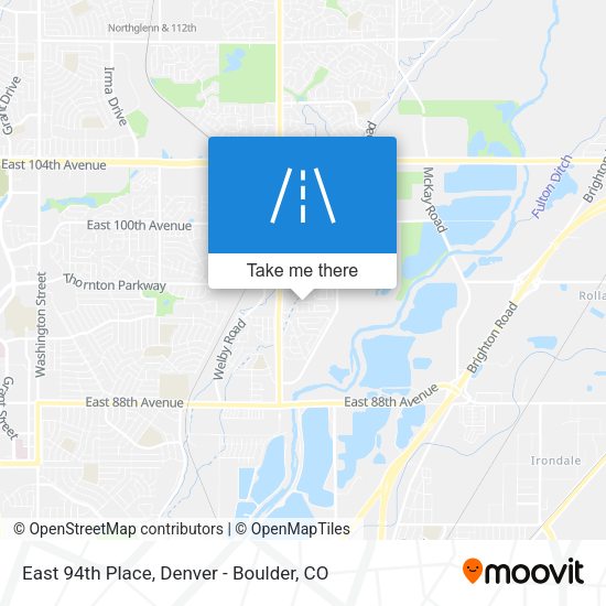 Mapa de East 94th Place
