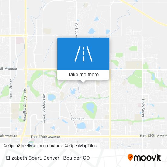 Mapa de Elizabeth Court