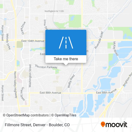Fillmore Street map