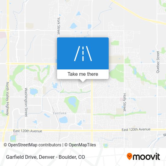 Mapa de Garfield Drive