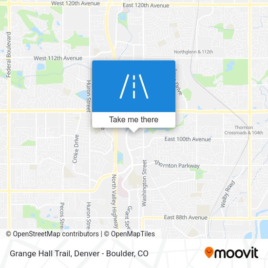 Grange Hall Trail map
