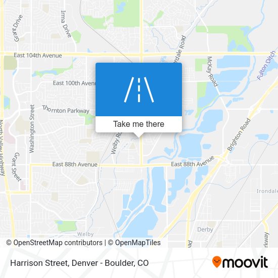 Harrison Street map