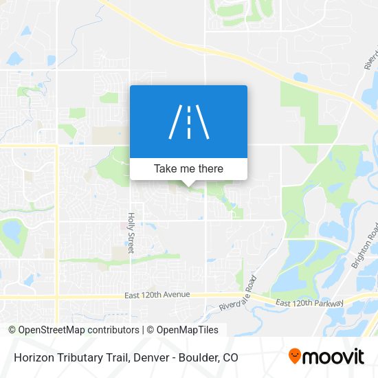 Horizon Tributary Trail map