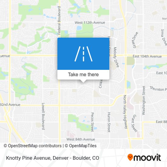 Knotty Pine Avenue map