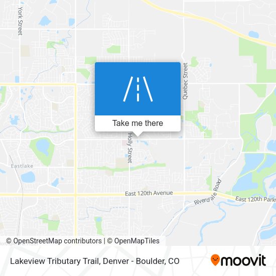 Lakeview Tributary Trail map