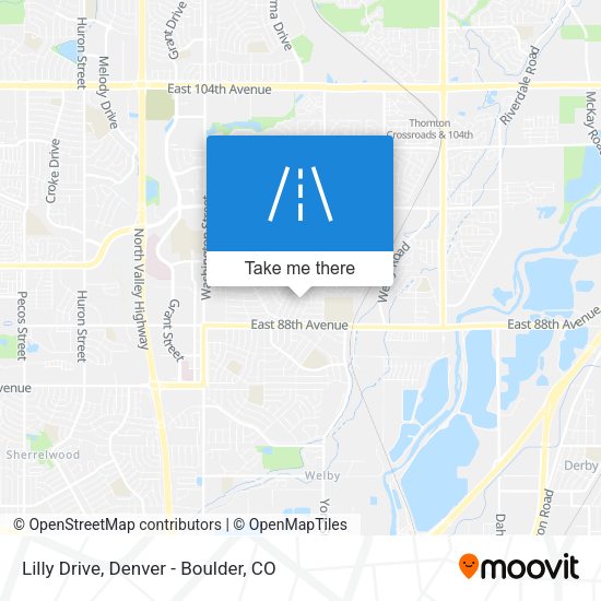 Mapa de Lilly Drive