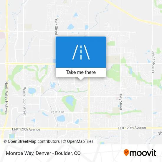 Monroe Way map