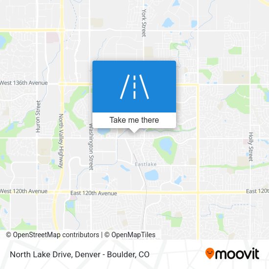North Lake Drive map