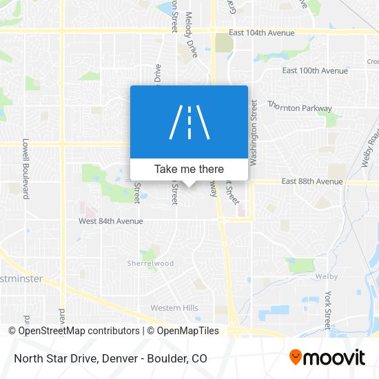 North Star Drive map