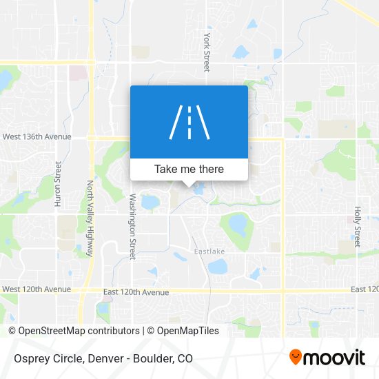 Osprey Circle map