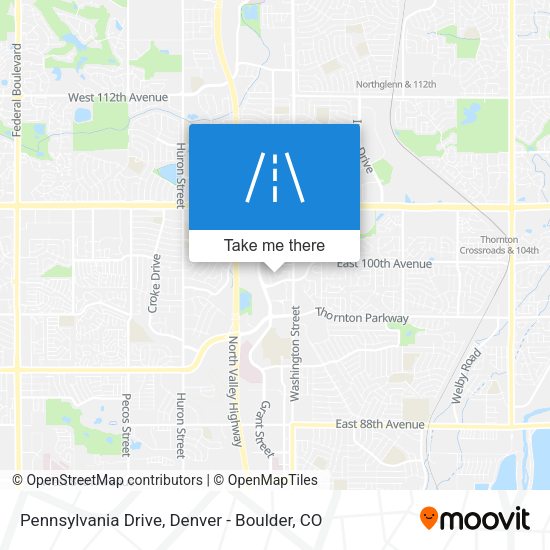 Pennsylvania Drive map