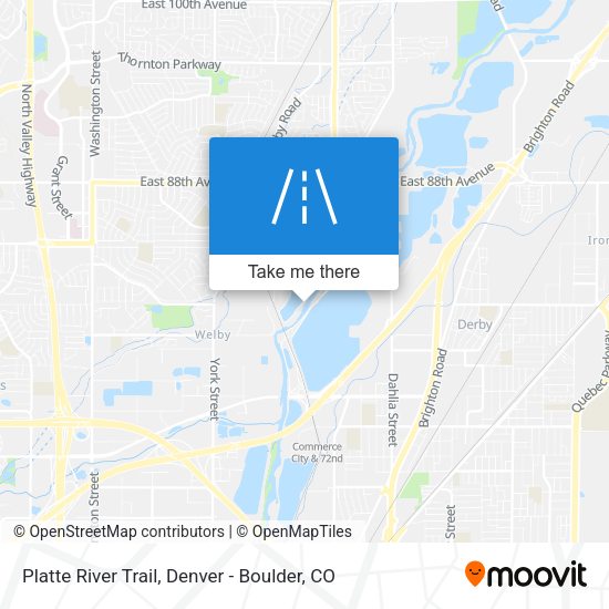 Platte River Trail map