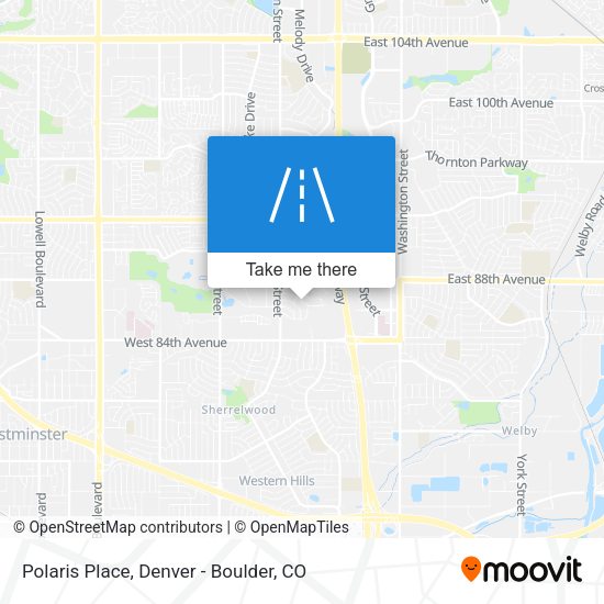 Polaris Place map