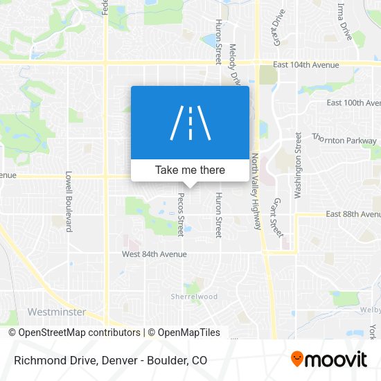 Richmond Drive map