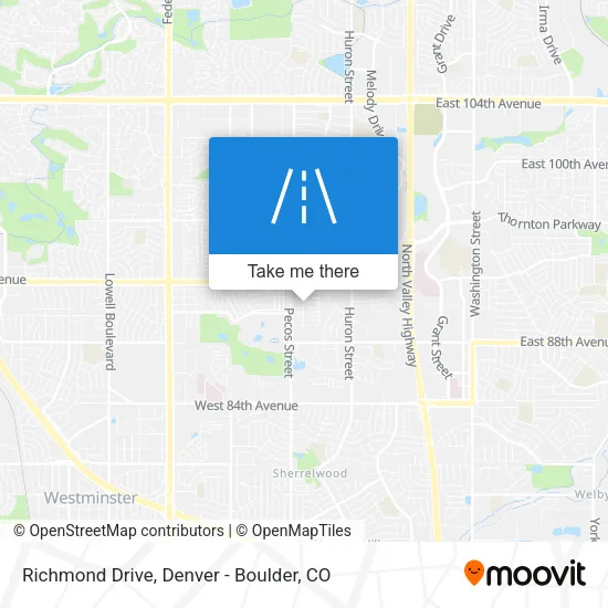 Richmond Drive map