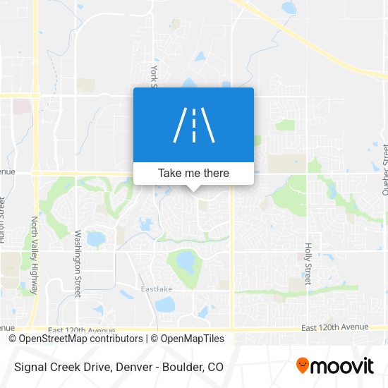 Signal Creek Drive map