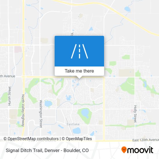 Mapa de Signal Ditch Trail