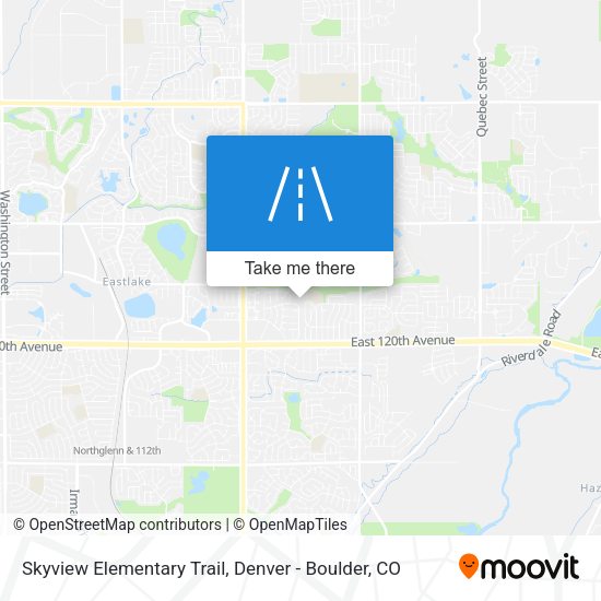 Mapa de Skyview Elementary Trail