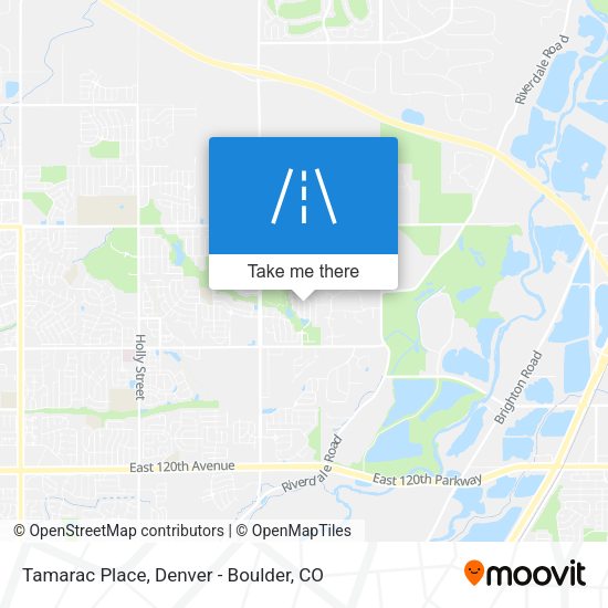Tamarac Place map