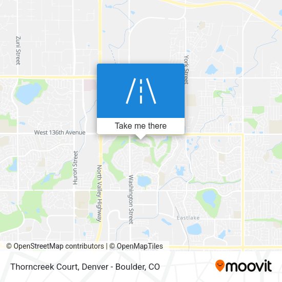 Mapa de Thorncreek Court