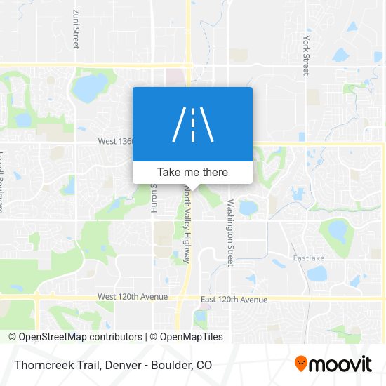 Thorncreek Trail map
