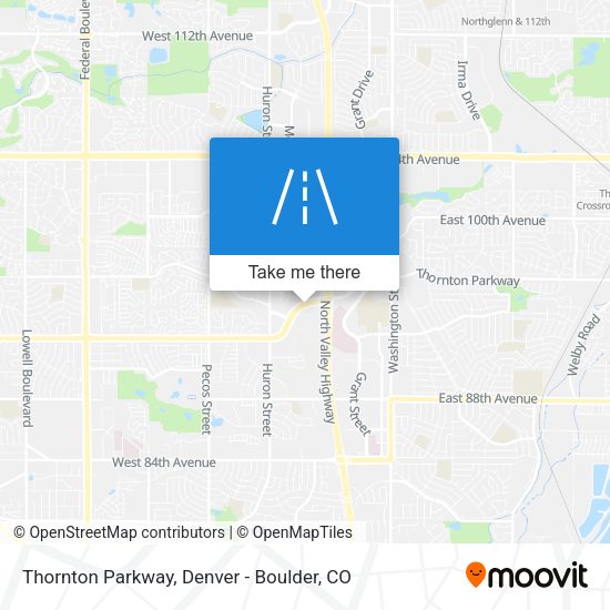 Thornton Parkway map