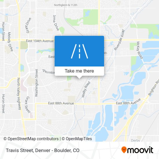 Travis Street map