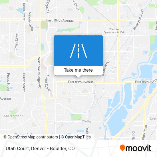 Mapa de Utah Court