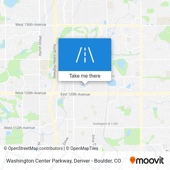 Washington Center Parkway map
