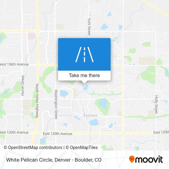 White Pelican Circle map