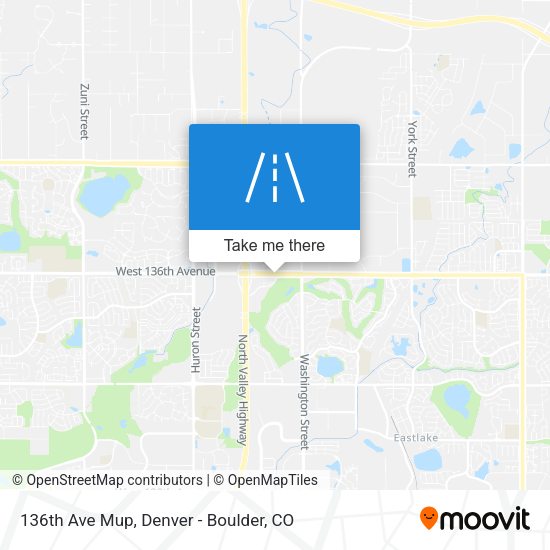 136th Ave Mup map